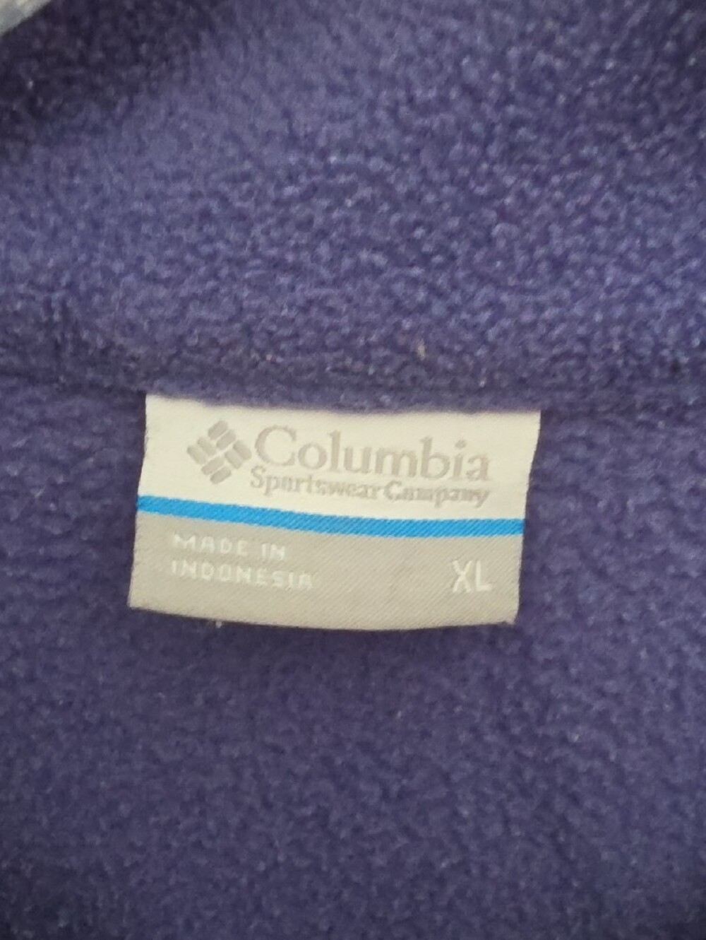 Columbia Women's Deep Purple Full-Zip Fleece Jacket XL - Picture 2 of 13